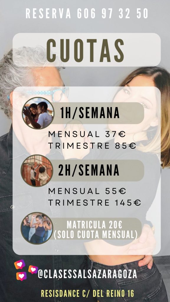 Precios Clases de Bachata y Salsa Zaragoza Almozara Plaza Europa Precios Clases de Bachata y Salsa Zaragoza Almozara Plaza Europa